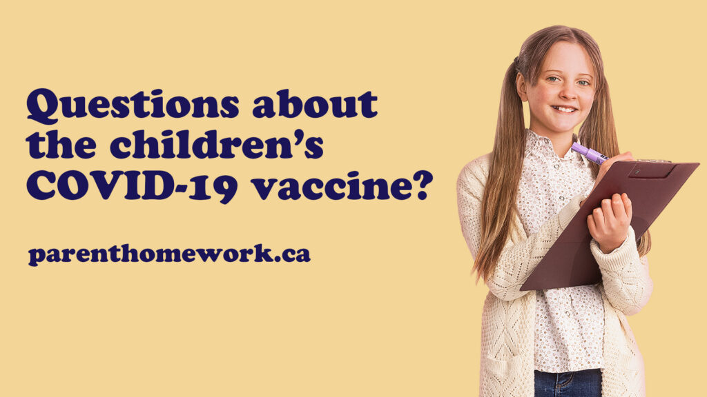 parenthomework.ca campaign graphic